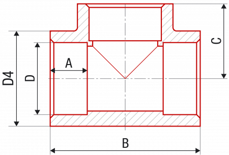 Тройник PPR 20 FV-Plast (208020) (Чехия)