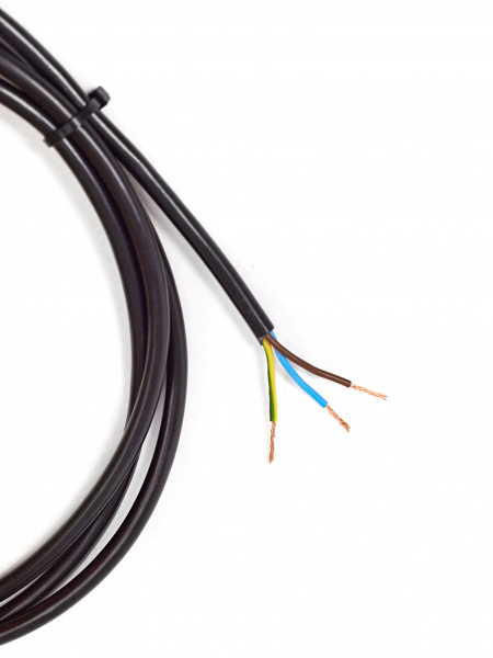 Тёплый пол Нагревательный кабель iO Black 1200 Вт 80 м